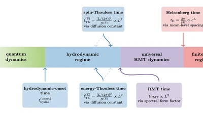 Hierarchy of timescales in a disordered spin-1/2 XX ladder featured image